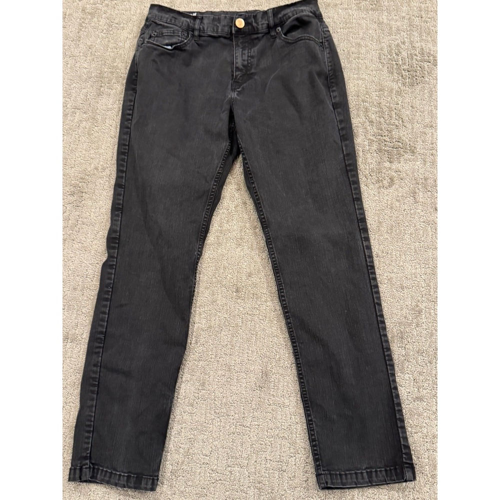 Mugsy Jeans 30x30 (fits 30x29) Black Squid Inks Stretch Slim Straight Denim (X1)